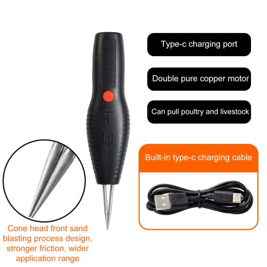Электрическая ручная машина для ощипывания кур, быстрый инструмент для удаления перьев утки, гуся, индейки, маленькая