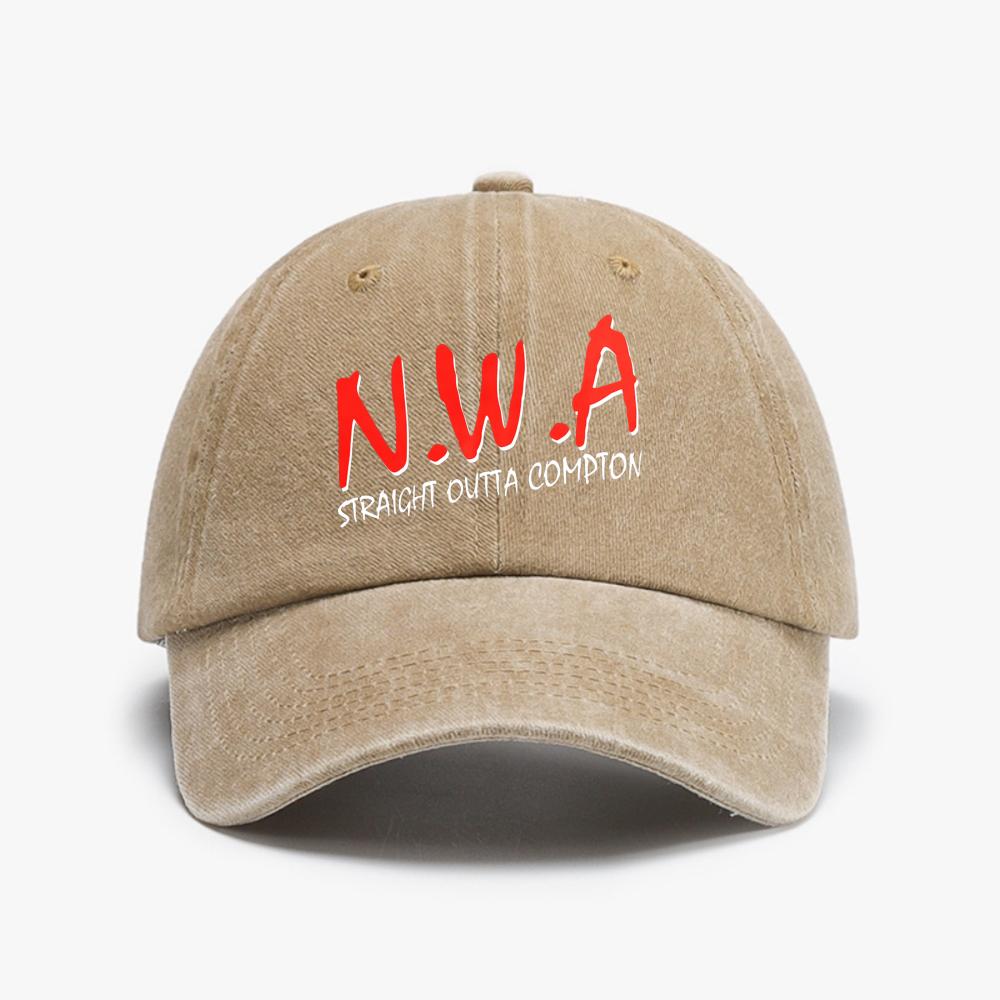 Модная унисекс кепка с принтом NWA 'Straight Outta Compton', летние унисекс джинсовые кепки NWA в стиле хип-хоп, регулируемые летние солнцезащитные кепки