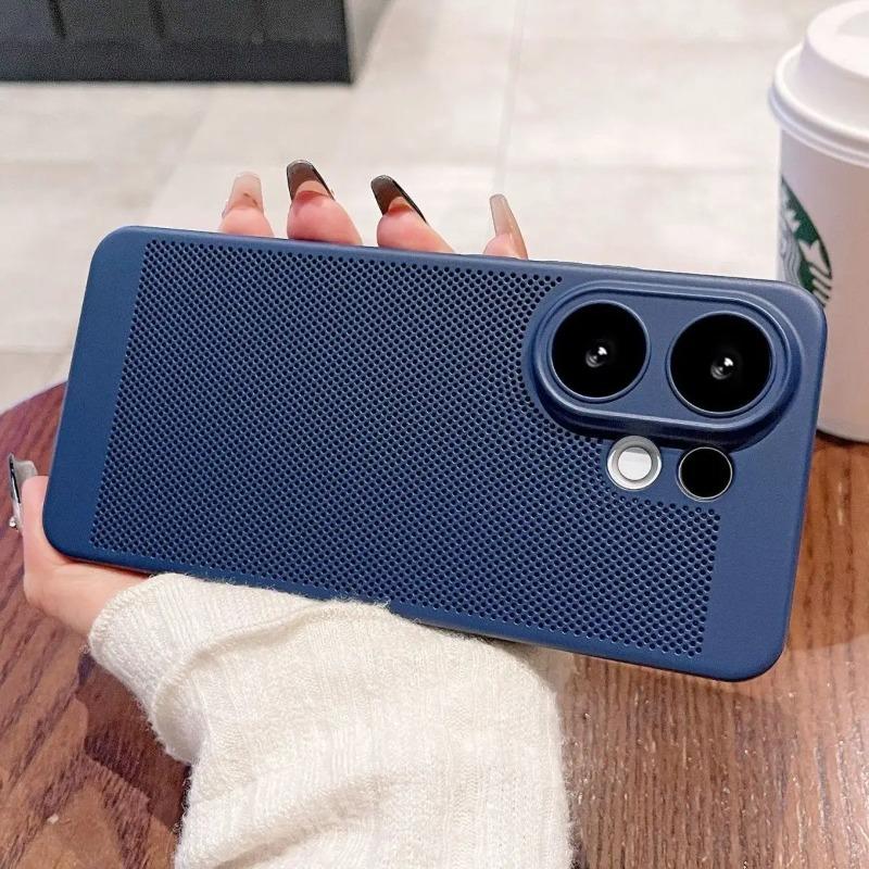 Для Vivo X200 FE Термостойкий Жесткий Чехол для Телефона для VIVO V60 S30 Pro Mini X200 Ultra X100 S Охлаждающий Сотовый Сетчатый PC Корпус