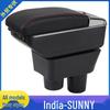 Sunny Armrest Box: India-Compatible Central Storage and Decoration for Export