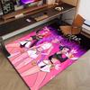 Custom KPop Demon Hunters Mat Personalized Name, Polyester Washable Indoor Entryway Rug, Gift for Christmas, Easter, Thanksgiving Day