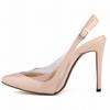 Women Sexy Back Ankle Strap Pointed High Heels 11cm Women Wedding Shoes