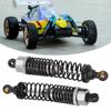 2pcs 98mm Shock Struts Damper Fit for HSP 1 10 94106   94107   94166   94170   94118   94177 RC CarTitanium