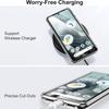 Прозрачный магнитный чехол для телефона Google Pixel 9 Pro XL 8 Pro 8A 7 Pro 7A с беспроводной зарядкой, прозрачный TPU с мягким краем, ударопрочный, тонкий, жесткий чехол-бампер из ПК