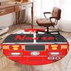 Custom Name Car Printed Round Rug Carpet Chair Rug Area Rug Entryway Doormats,for Office Chair Living Room Bedroom Kitchen Room.