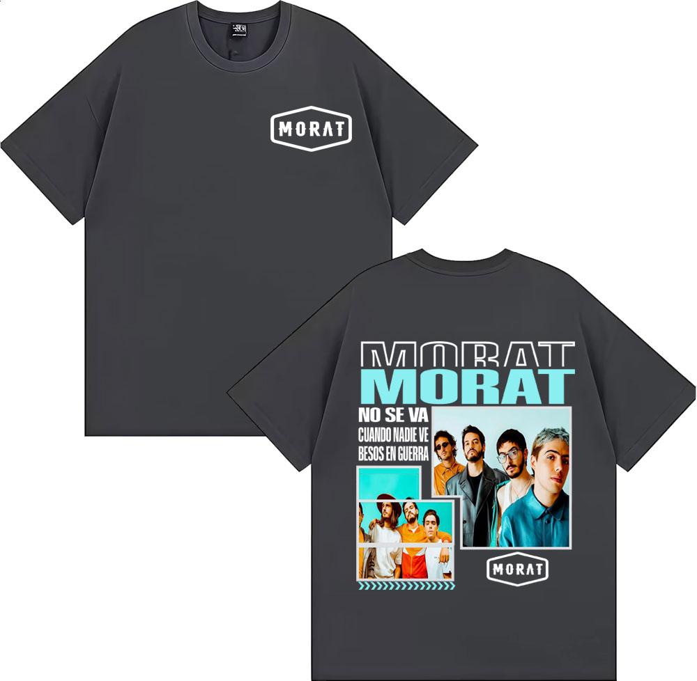 Band Morat Asuntos Pendientes Album Tour T Shirt Unisex Harajuku Streetwear Oversized Tshirts Vintage Fashion Casual Tshirt