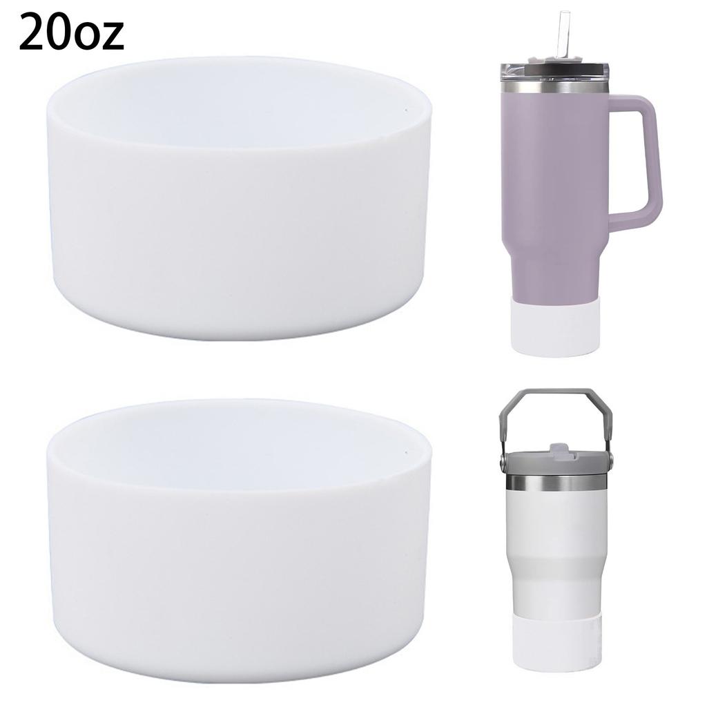 2 Pieces Of 7.5cm Silicone Solid Color All-match Fashion Environmental Space Cup Bottom