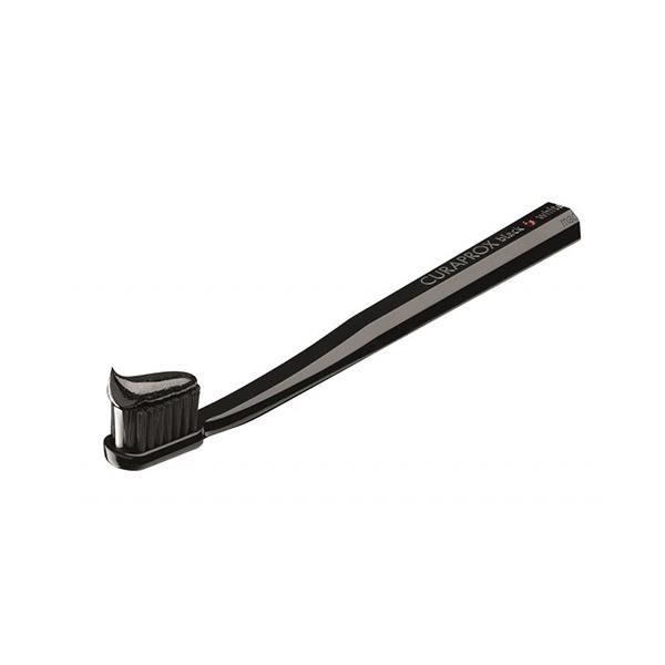 Curaprox Black is White Set dentifrice au charbon 90ml + brosse à dents
