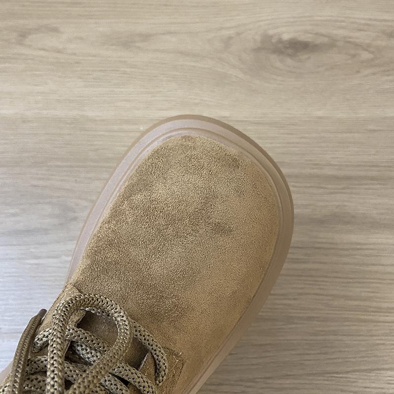 Fashion Ankle Boots for Women Flats Platform Fashion Shoes Suede Designer Casual Sport Boots 2025 New Trend Cozy Femme Chelsea Botas