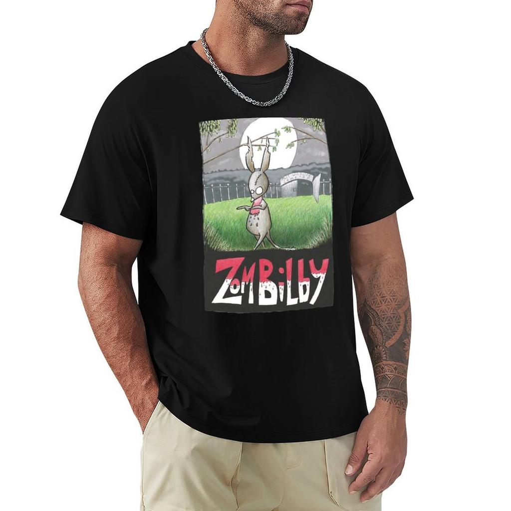 Zombilby (Zombie Bilby) Tshirt All Match Basic Short Sleeve Top