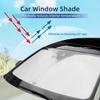 BER1 Car Front Sunshade 360° Foldable UV Protection Cover Auto Summer Accessories For Proton Exora Iriz R3 Wira Saga Satria Magma X50