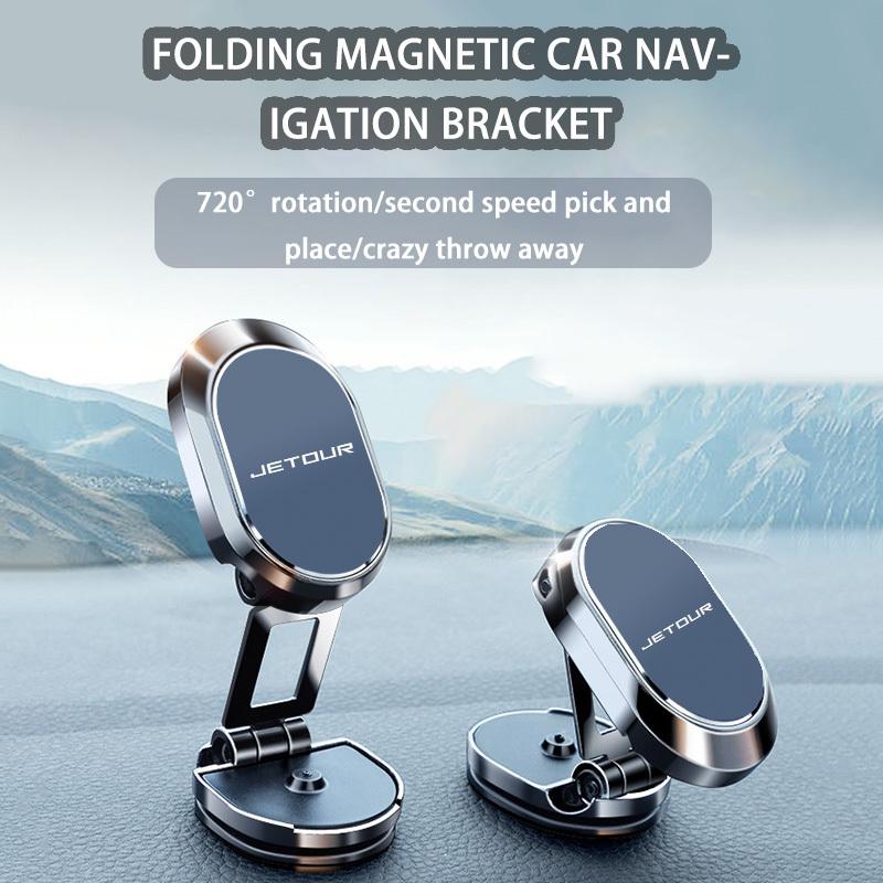 Для Jetour T2 T1 Traveller X70 DASHING X50 X90 X95 Plus L9 EV Наклейка Логотип 2025 Аксессуары Автомобильный Держатель для Телефона GPS Металлический Магнитный