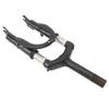 Front Fork Hydraulic Shock Absorber Aluminium Alloy Suspension Forks for Electric Scooter Motorcycle Electric Bicycle with 12 Inch Wheels