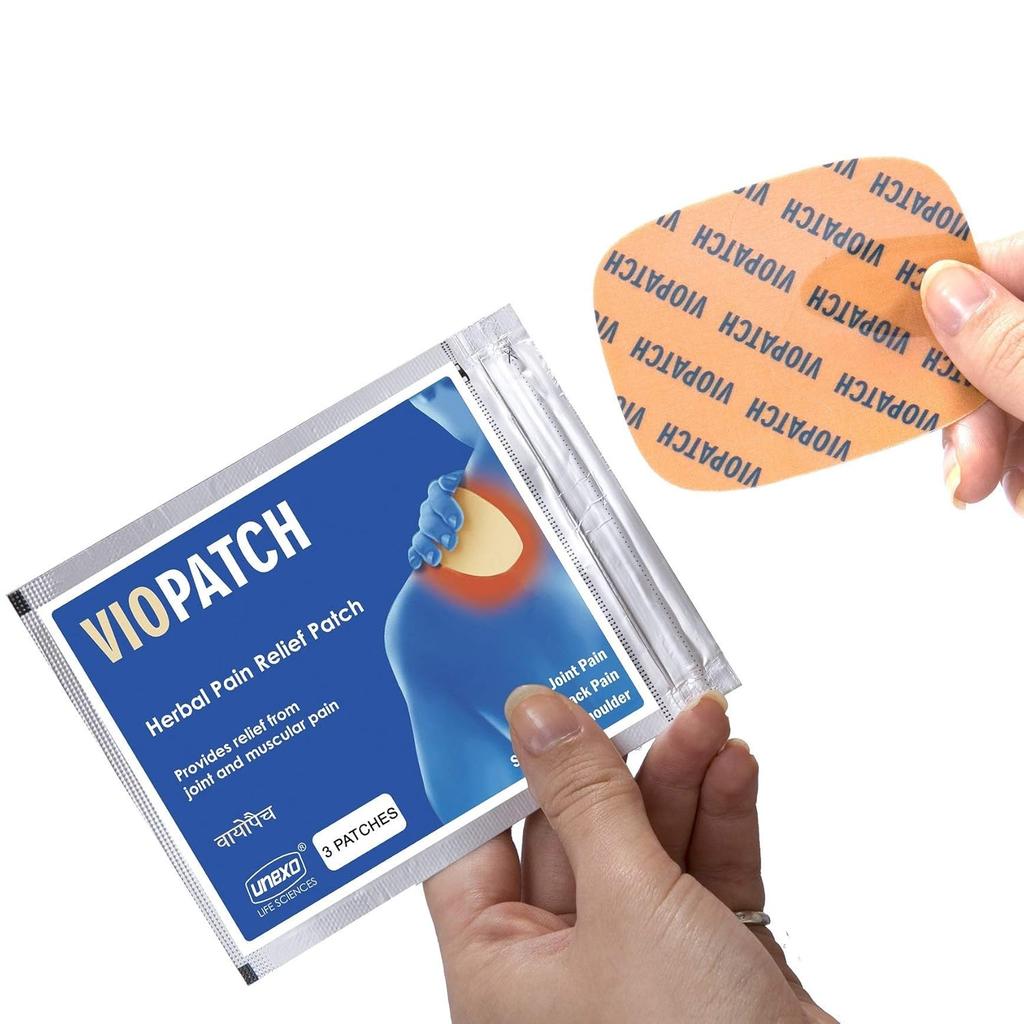 Пластыри для снятия боли и скованности в мышцах (30 шт), Herbal Pain Relief Patch (30 pcs),  Viopatch