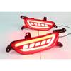 Car Flashing 1Set Reflector For Mazda CX-3 CX3 2015 2016 2017 2018 2019 2020 Car LED Rear Fog Lamp Brake Light Turn Signal Light