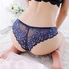 Sexy Panties Women Lace Low Waist Briefs Women's Breathable Embroidery Underwear Transparent G-String Lingerie