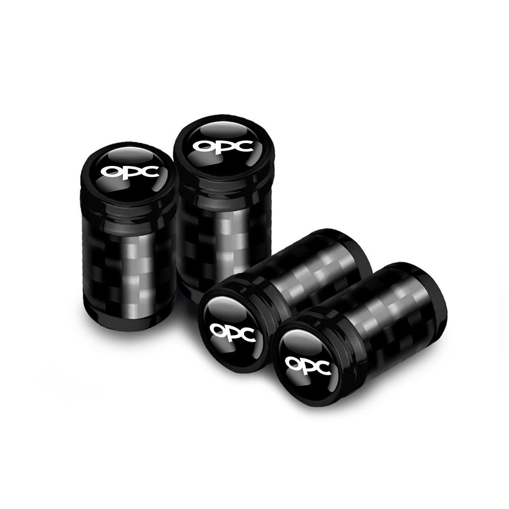Car Metal Carbon Fiber Wheel Tires Valve Caps Tyre Cover For Opel Astra Mokka Zafira Vectra OPC Insignia Vivaro Corsa H G Combo