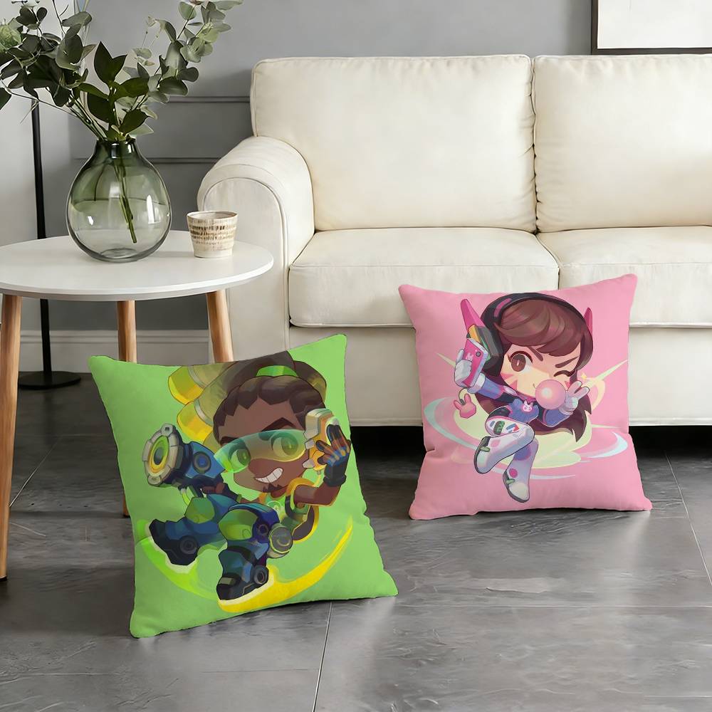 Pop Game O-Overwatch-S Pillow Case For Sofa Living Room Home Office Decor Protective Cover
