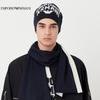 Мужская шапка-бини с жаккардовым логотипом Emporio Armani