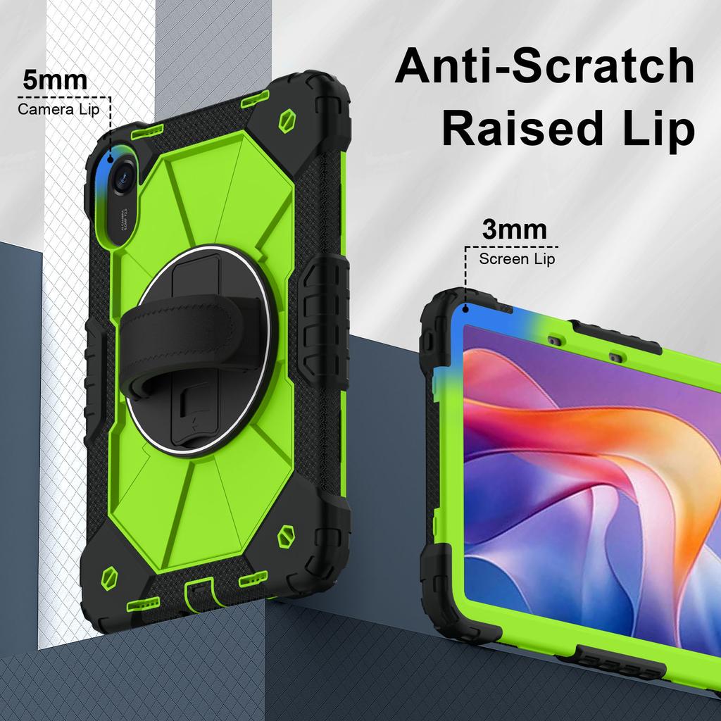 Handle Grip Case for Xiaomi Redmi Pad 2 2025 11.0 Inch 25040RP0AG 25040RP0AI Rotating Stand Heavy Duty Cover with Shoulder Strap