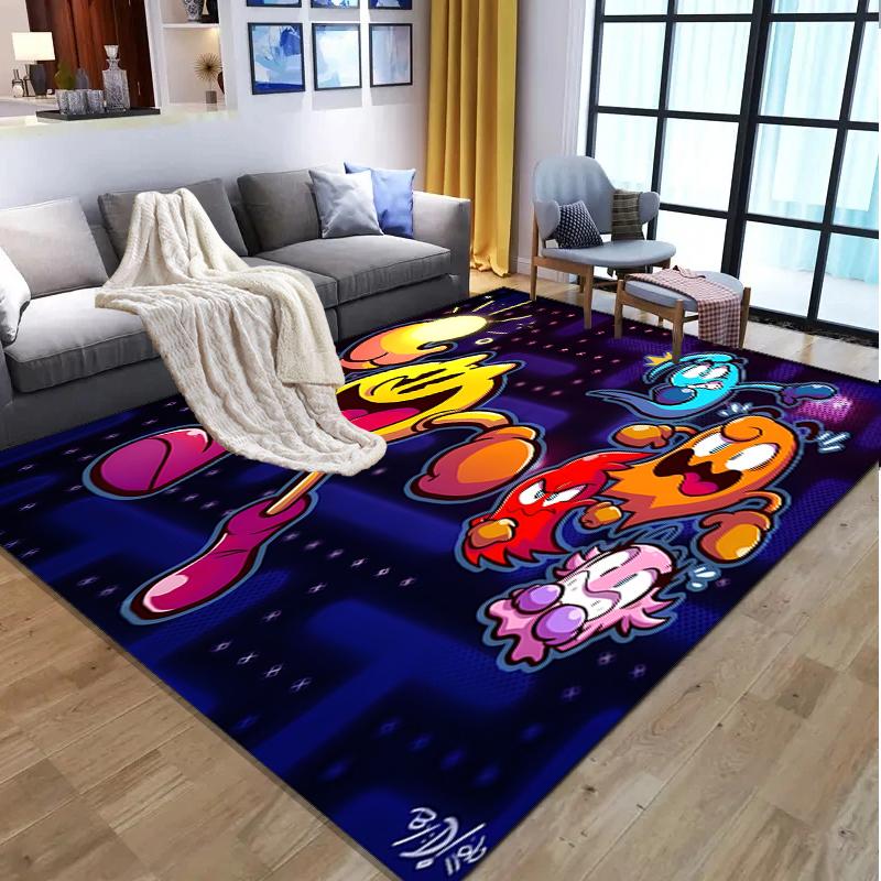 game MAN Pattern Rug, Indoor/Outdoor Mat, for Picnic, Gameroom, Bedroom, Office, Living Room, Home Decor Carpet, Birthday Gift