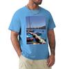 Летняя футболка 'Яхтенный пирс' мужская одежда превосходные футболки мужчины