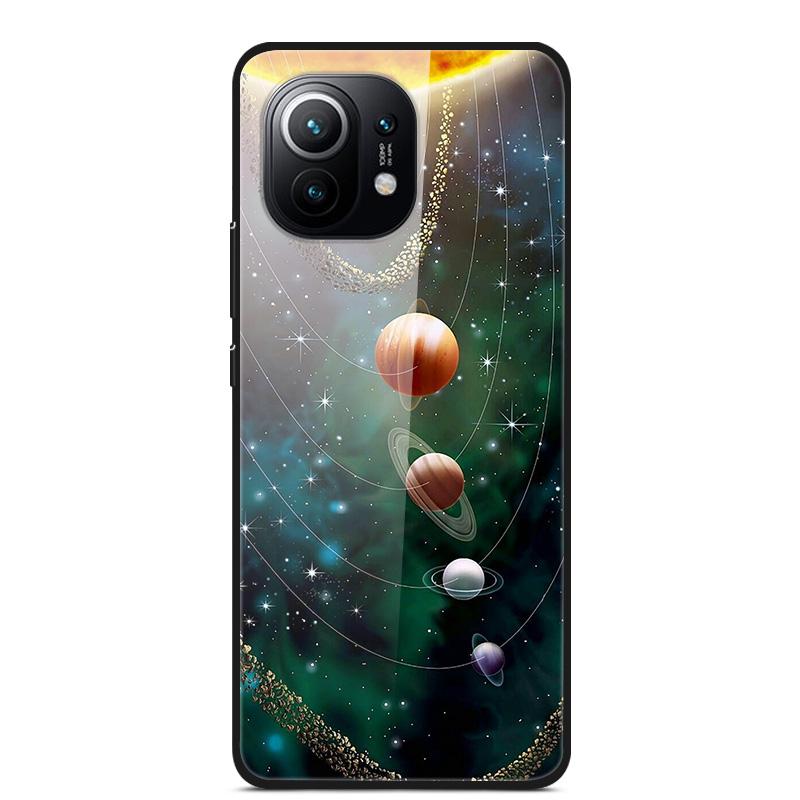 Роскошный Чехол-Крышка для Xiaomi mi 11 Закаленное Стекло Чехол для Xiaomi mi 11 Lite 5G NE Чехол для Телефона Xiaomi Mi 11 mi11 Lite Coque