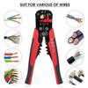 Non-slip Crimper Cable Cutter Automatic Wire Stripper Multifunctional Stripping Tools Crimping Pliers Terminal 0.2-6.0mm² Tool