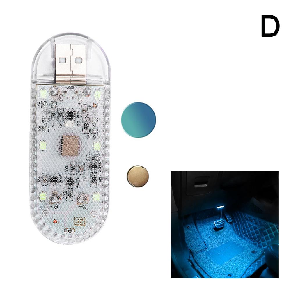 1pc Sensor USB LED Interior Light LED Lamp Car Ceiling Lamp Reading Light Car Decorations Roof Interior Lighting