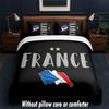 England national football team Design Bed Bedding Set 1 Duvet Cover + 2 Pillowcases Soft Breathable Household Bed Linens
