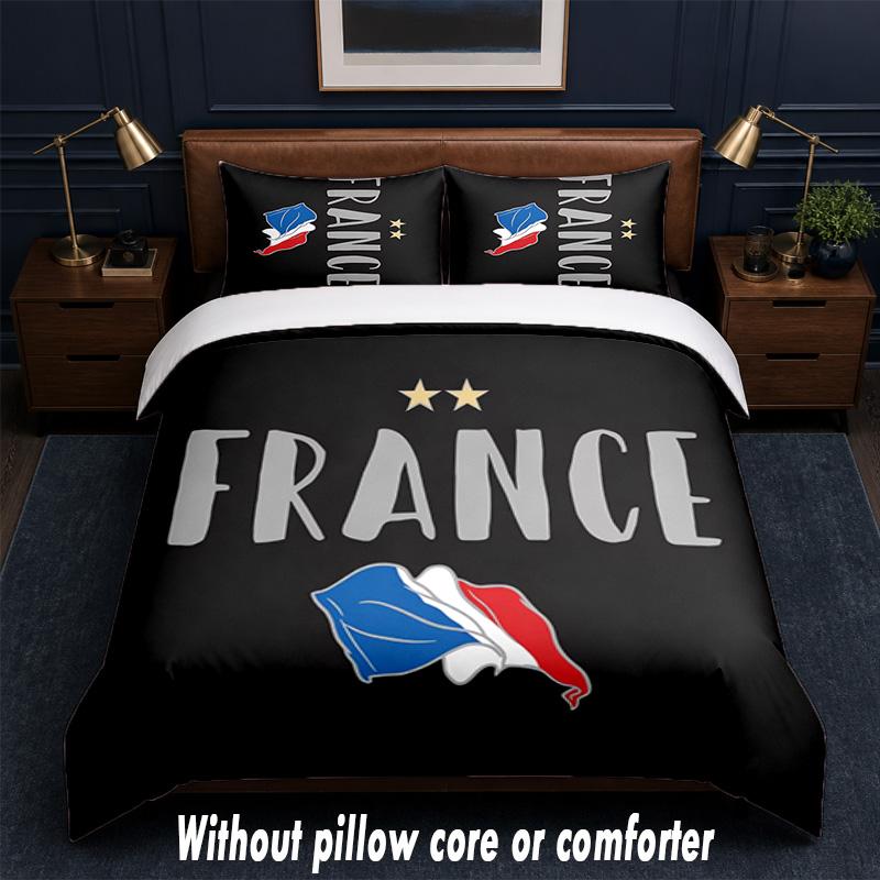 England national football team Design Bed Bedding Set 1 Duvet Cover + 2 Pillowcases Soft Breathable Household Bed Linens