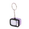 Мини-телевизор Брелок Винтажный Телевизор Симуляция Светодиодный Звуковой Модель Телевизора Брелок Креативный Держатель для ключей Телевизор Подвеска для сумки Брелок для ключей автомобиля