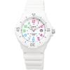 CaSio Women S Analog Watch gloSS White Multicolor Lrw 200h 7bv
