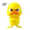 Portable Table Sculpture 3D Printed Yellow Duck Figurine, Funny Statue with Vivid Expressions, Cute Figurine Miniature Desktop Ornaments for