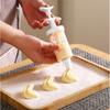 8pcs Pipe Nozzles With Syringe Injector Plastic Cream Baking Nozzle Dispenser Icing Pastry Cream Tips Pastry Tube Cookie Tools