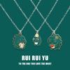 RUI RUI YU Little Monster ожерелье кулон для женщин мужчин подруга пара любовник ювелирные изделия подарок