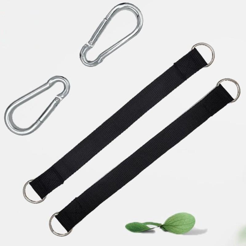 Подвесной ремень 150 кг, Т-образный ремень, веревка для гантелей, штанги, ручки, ремень, ремень для качелей, кольцо с крючком, соединительный ремень
