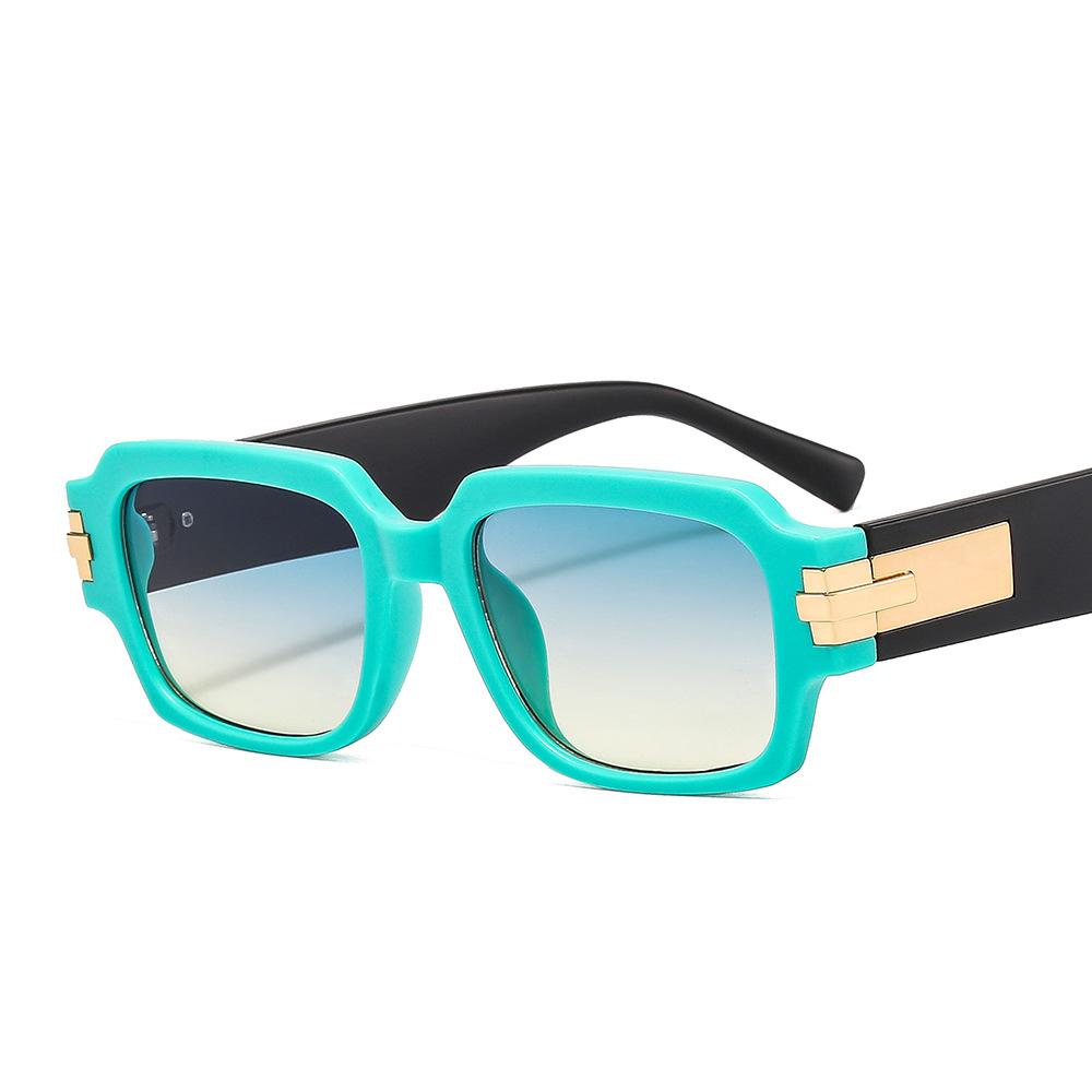 2024 Retro Classic Small Square Honey Color Sunglasses Black Men Urban Novel Design Low Price Sunglasses Black Women