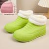 Women's Waterproof Non-Slip Hidden Heel Rain Boots - Fashionable Slip-On Short Tube Shoes