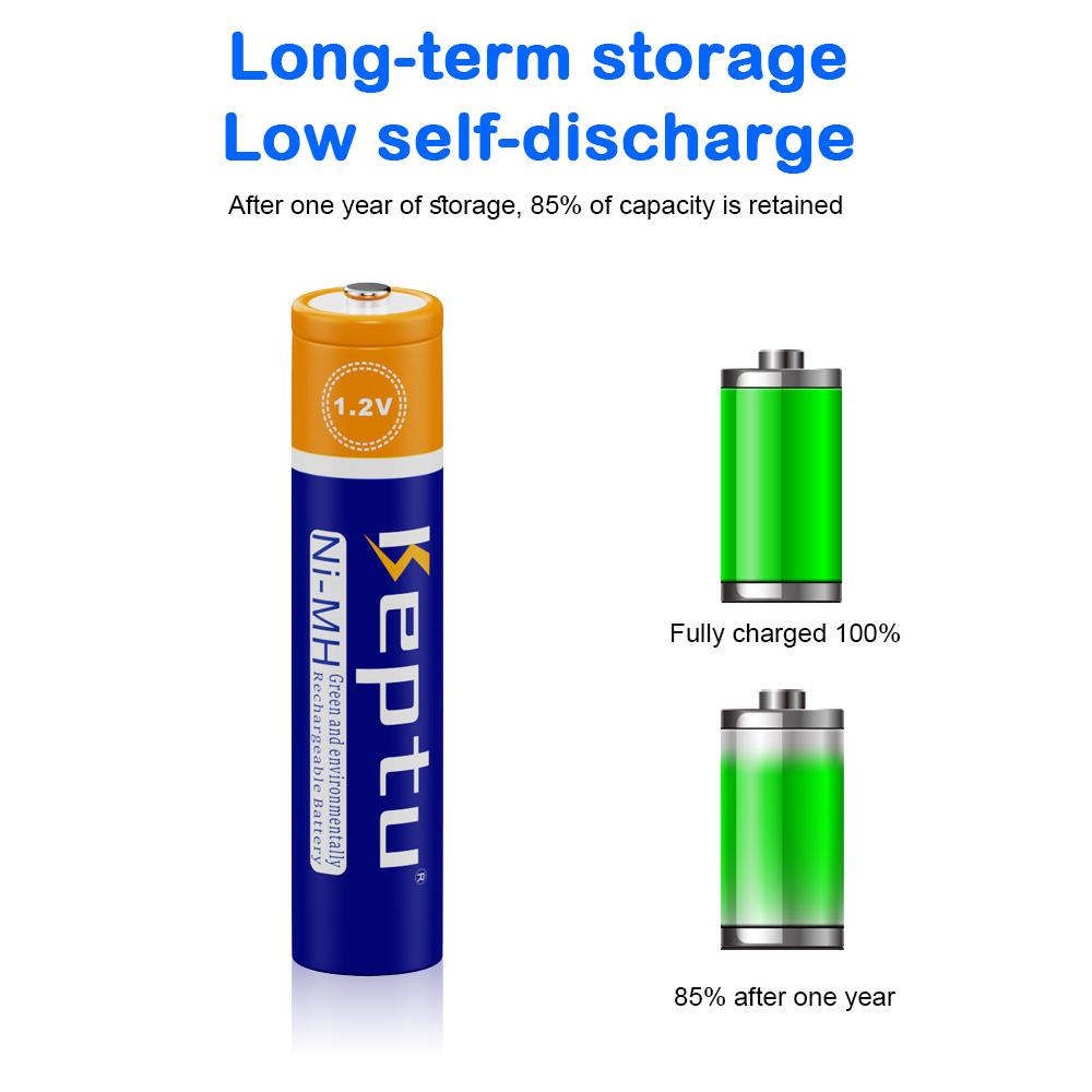 KEPTU 4-32 шт. Аккумуляторные батареи 3A AAA 1,2 В 1000 мАч Ni-MH