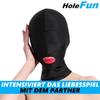 HoleFun Маска для головы Бондаж Фетиш SM BDSM Секс-игрушка Маска для открытия рта 1 отверстие