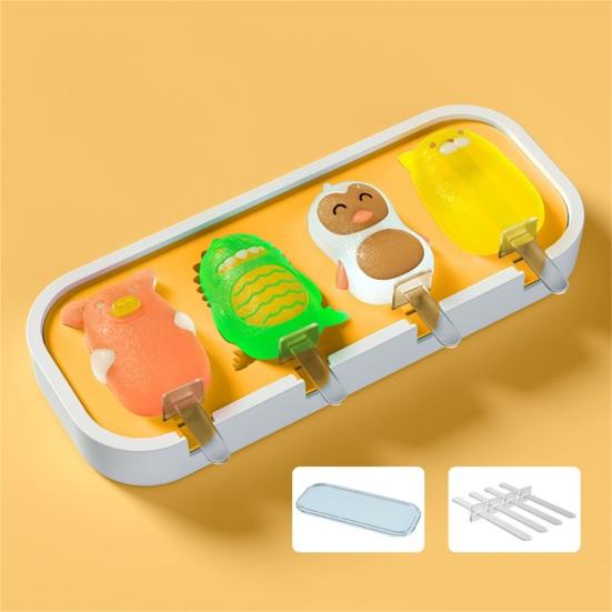 Yousheng 1 набор форм для мороженого из пищевого высокопрочного силикона, формочки для мороженого с пылезащитной крышкой для дома