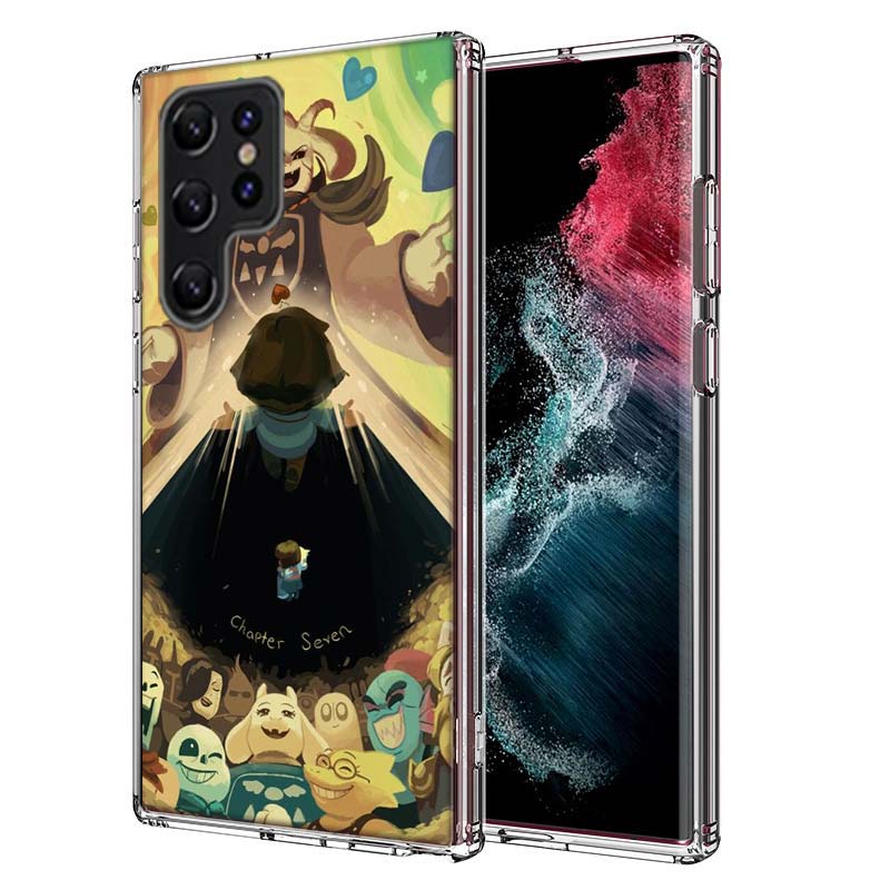 Chapter art Undertale Capa Phone Case For Samsung S26 Ultra S25 Edge Galaxy S23 S21 S20 S24 FE S22 S10 Plus Cover Clear TPU Shel