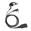 G Shape Earpiece Headset Fit for Kenwood TK 2100 TK 3207 2 Way Radio Earpiece with Push to Talk Key Mic 2 Pin