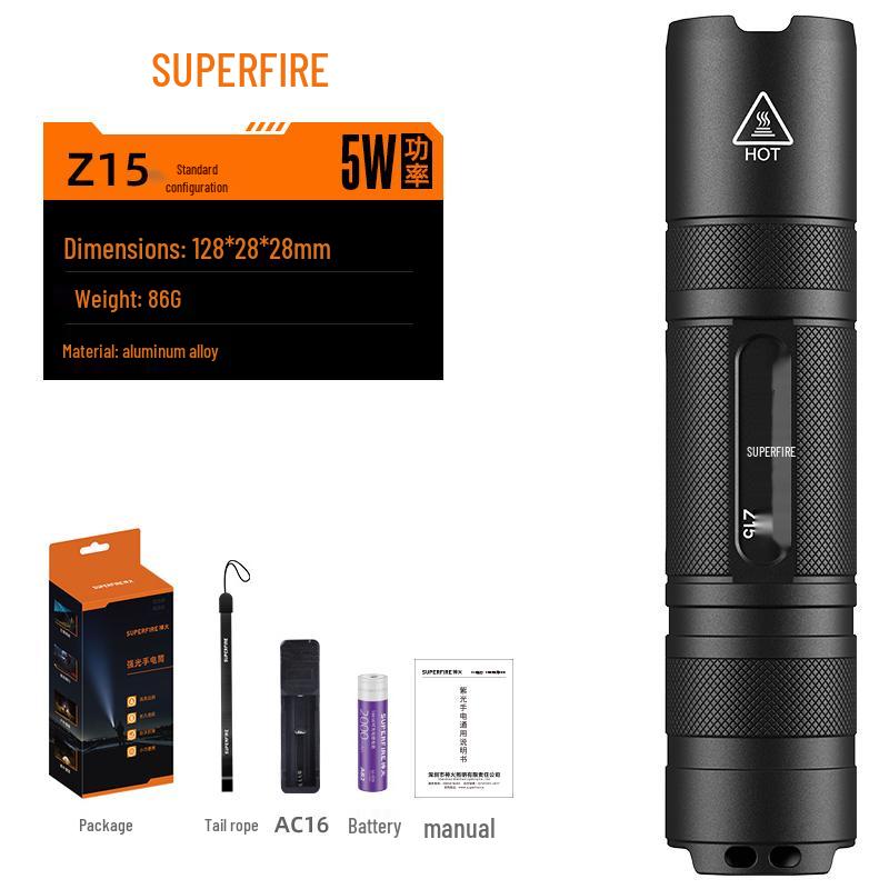 SupFire Z15 365 нм УФ-фонарь Вудса для обнаружения