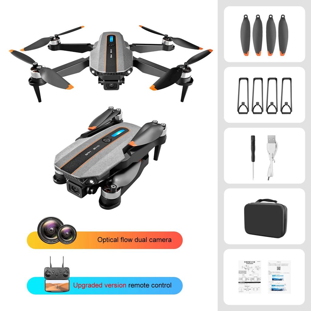 S91 EVO Drone 4K HD Dual Camera Obstacle Avoidance Aircraft 5G Wifi FPV Folding Brushless Wide Angle Aerial Photo RC Quadcopter