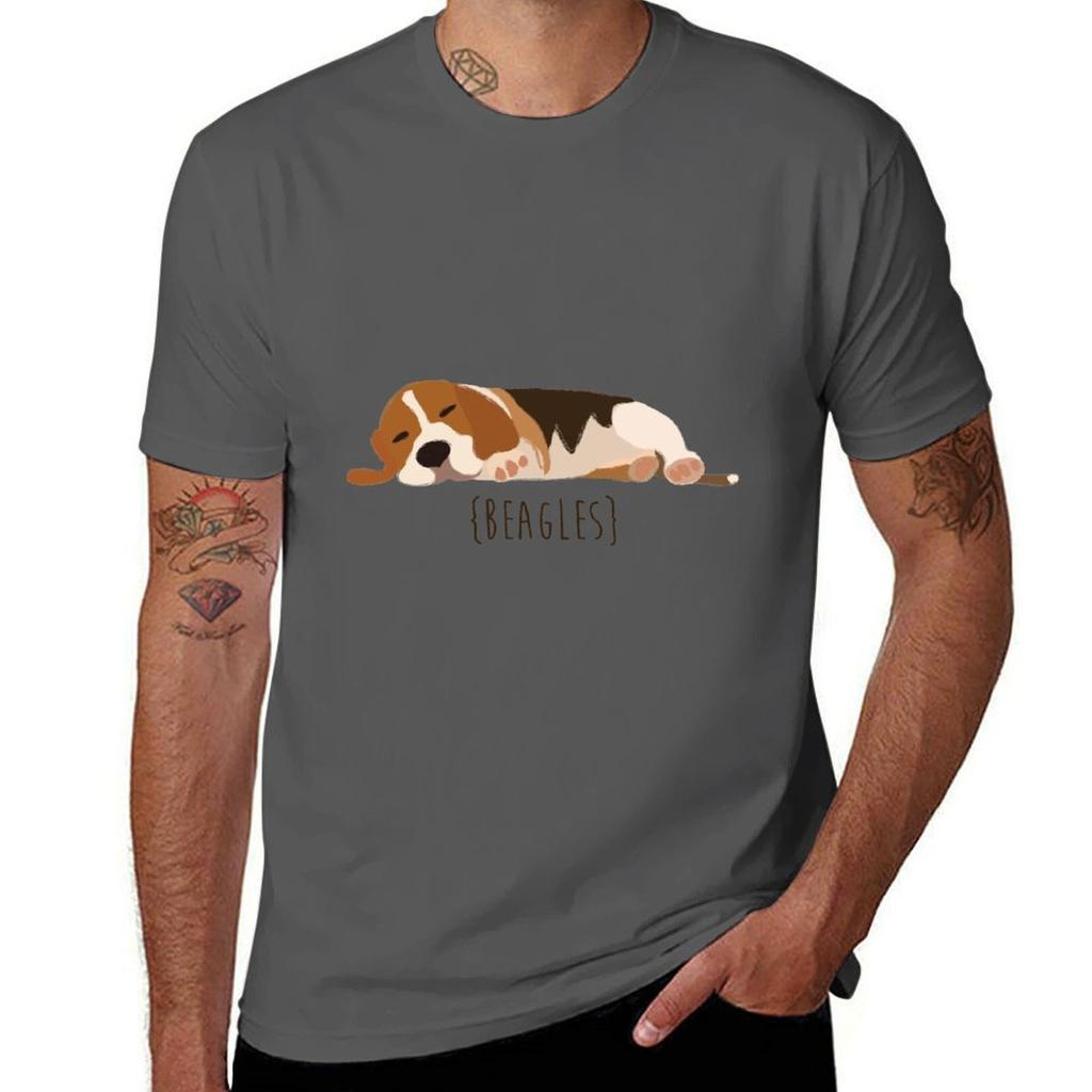 Beagles Tshirt Casual Daily Wear Short Sleeve Top Tshirt