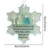 Handmade Sea Glass Snowflake Ornament – Friendship Keepsake, Coastal Christmas Tree Decor for Best Friends, Winter Gift