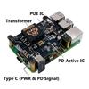 Протокол питания PoE Ethernet для Raspberry Pi 5 802.3af/at с индукцией PD типа C.