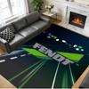 Fendt Print Crystal Velvet Plush Rug Wear?Resistant Anti?Slip Floor Mat For Indoor Household Decoration
